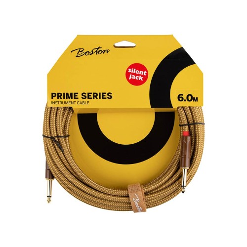 BOSTON PRIME SERIES GCRT-60S Kitarski kabel 6m SILENT JACK BOSTON PRIME SERIES GCRT-60S Kitarski kabel 6m SILENT JACK