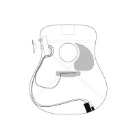 RICHWOOD EQ-5 Pickup preamp magnet za akustično kitaro