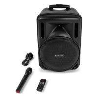 FENTON FT12LED MK2 Bluetooth Prenosni Karaoke Zvočnik FENTON FT12LED MK2 Bluetooth Prenosni Karaoke Zvočnik
