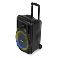 FENTON FT12LED MK2 Bluetooth Prenosni Karaoke Zvočnik FENTON FT12LED MK2 Bluetooth Prenosni Karaoke Zvočnik