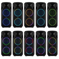 FENTON FT212LED MK2 Bluetooth Prenosni Karaoke Zvočnik FENTON FT212LED MK2 Bluetooth Prenosni Karaoke Zvočnik