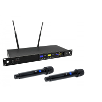 HELVIA VERBA-201 Dvojni UHF AUTOSCAN Brezžični mikrofoni mikrofon