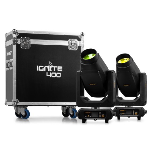 BEAMZ PRO IGNITE400 LED BSW Moving Head CMY 2kosa + Flightcase