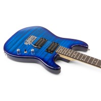 MAX GIGKIT QUILTED BLUE Električna kitara SET