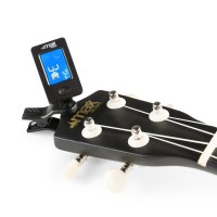 MAX UKEY Črna Ukulele Soprano SET