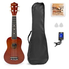 MAX UKEY Dark Nat Ukulele Soprano SET