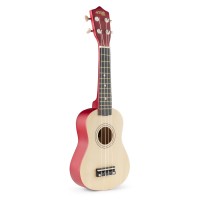 MAX UKEY Natural Ukulele Soprano SET