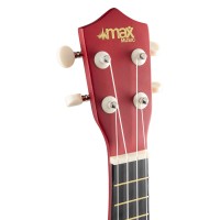 MAX UKEY Natural Ukulele Soprano SET