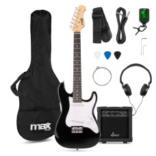 MAX GIGKIT JUNIOR 3/4 BLACK Električna kitara set