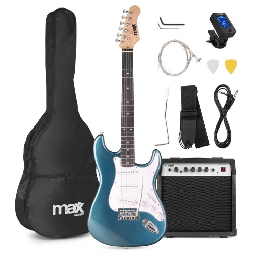 MAX GIGKIT PETROL Električna kitara SET