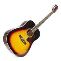 MAX SOLOJAM SUNBURST Akustična kitara komplet