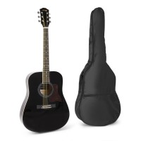 MAX SOLOJAM BLACK Akustična kitara komplet