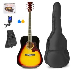 MAX SOLOJAM SUNBURST Akustična kitara komplet MAX SOLOJAM SUNBURST Akustična kitara komplet
