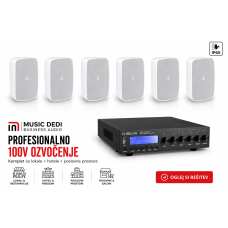 Music Dedi BUSINESS AUDIO PRO S3 Profesionalno ozvočenje za LOKALE, PISARNE
