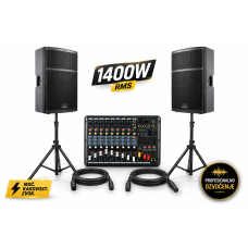 MUSIC DEDI LIVE PRO S1 – PROFESIONALNO OZVOČENJE 1400 W RMS 