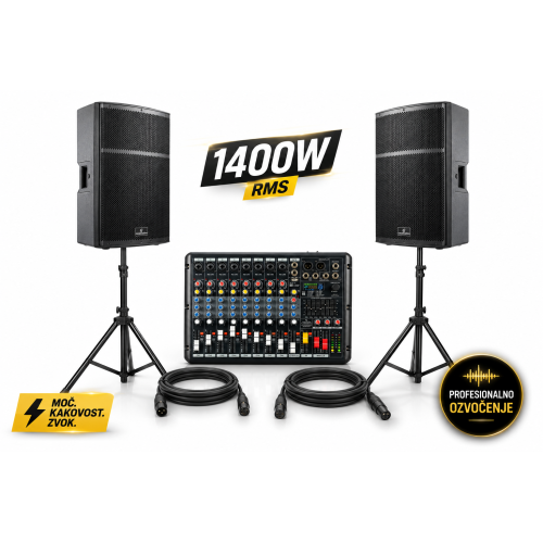 MUSIC DEDI LIVE PRO S1 – PROFESIONALNO OZVOČENJE 1400 W RMS 