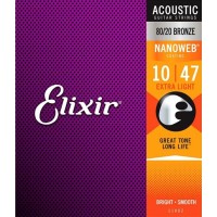 ELIXIR EL-11002 Strune za akustično kitaro 10-47