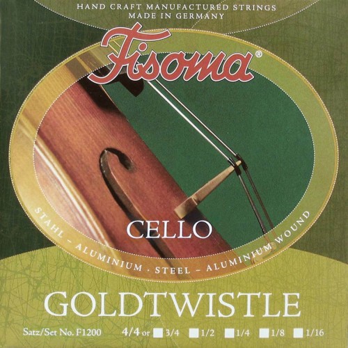 FISOMA GOLDTWISTLE F-1200 Strune za Violončelo 4/4 celinka