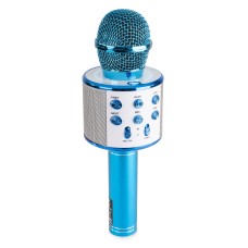 MAX KM01 BLUE Karaoke mikrofon mikrofoni z zvočnikom
