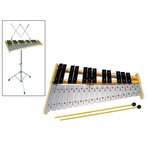 HAYMAN GL-41 Zvončki Metalofon + Stojalo