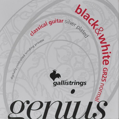 GALLI GENIUS GR-25 Black Nylon strune za klasično kitaro