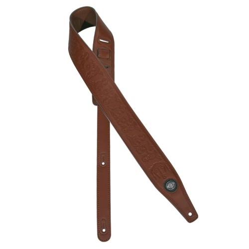 GAUCHO GST-641-BR Usnjen kitarski pas 