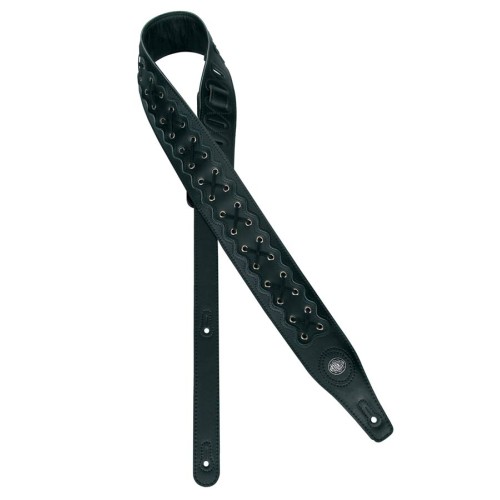 GAUCHO GST-648-BK Usnjen kitarski pas 