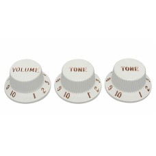 FENDER GENUINE KNOBS WHITE Gumbi za stratocaster