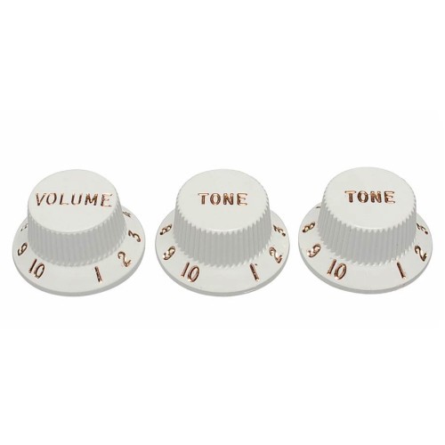 FENDER GENUINE KNOBS WHITE Gumbi za stratocaster