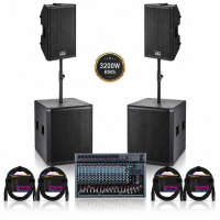 MUSIC DEDI LIVE PRO S2 Profesionalno Aktivno Ozvočenje 3200W RMS MUSIC DEDI LIVE PRO S2 Profesionalno Aktivno Ozvočenje 3200W RMS