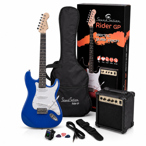 SOUNDSATION RIDER GP TB Električna kitara komplet z ojačevalcem + oprema SOUNDSATION RIDER GP TB Električna kitara komplet z ojačevalcem + oprema