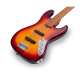 SOUNDSATION SPUR DELUXE WSB-FM 4 strunski bas kitara
