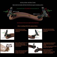 VIVA LA MUSICA Vivaflex XS mostiček za violino violina 1/16-1/32