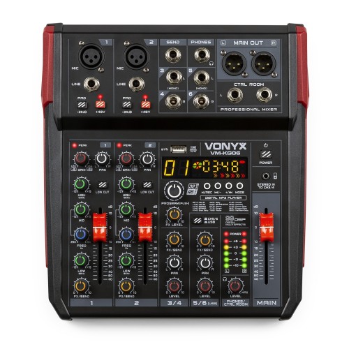 VONYX VM-KG06 Mešalna miza mixer